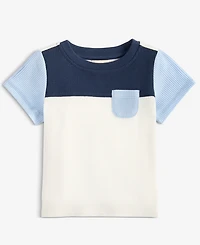 First Impressions Baby Boys Waffle Colorblocked T-Shirt, Macy's Exclusive