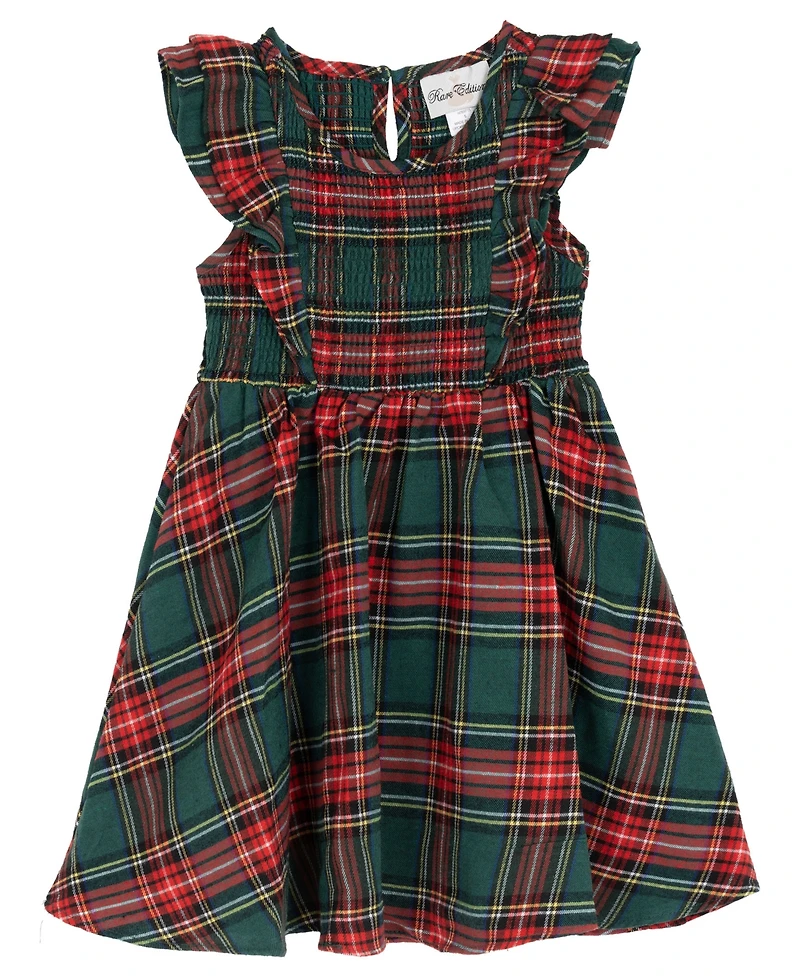 Rare Editions Girls 2T-6X Sleeveless Smocked Dress