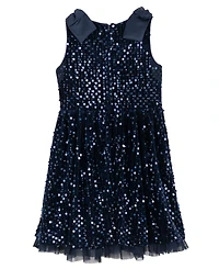 Rare Editions Girls 2T-6X Sequined Sleeveless Dress