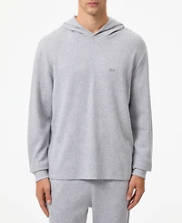 Lacoste Men's Thermal Sleep Waffle Hoodie