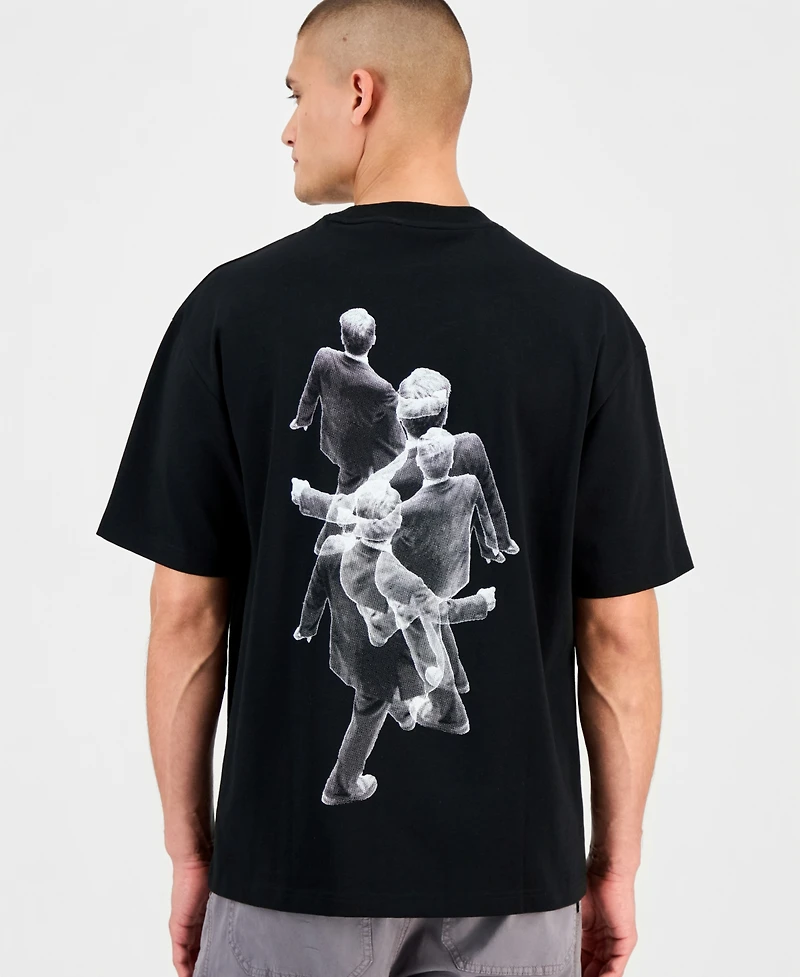 Hugo Boss Men's Dollo Short-Sleeve Logo Graphic Crewneck T-Shirt