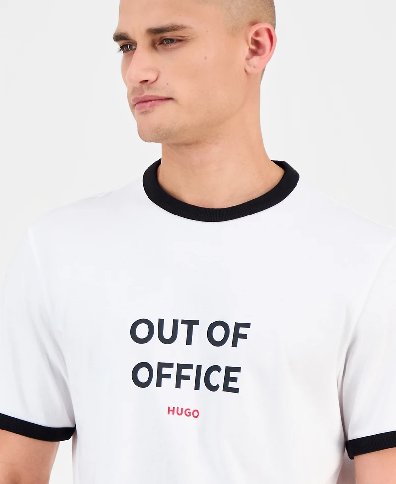 Hugo Boss Men's Doffice Short-Sleeve Graphic Crewneck T-Shirt
