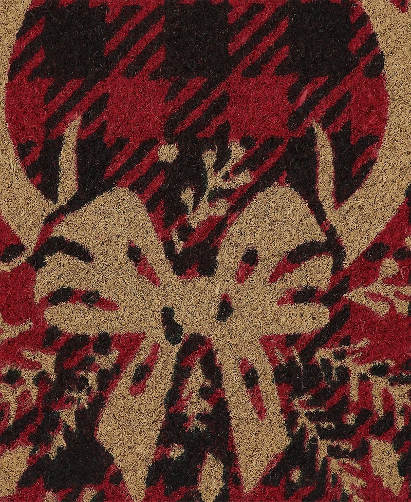 Vcny Home Christmas Reindeer Outdoor Coir Doormat, 18" x 30"