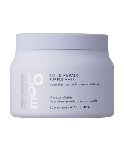 Schwarzkopf BlondMe Bond Repair Purple Mask, 6.7 oz.
