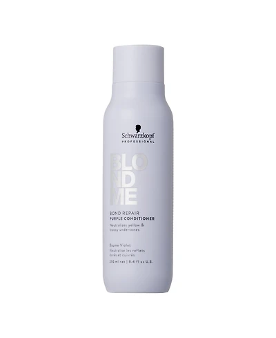 Schwarzkopf BlondMe Bond Repair Purple Conditioner, 8.45 oz.