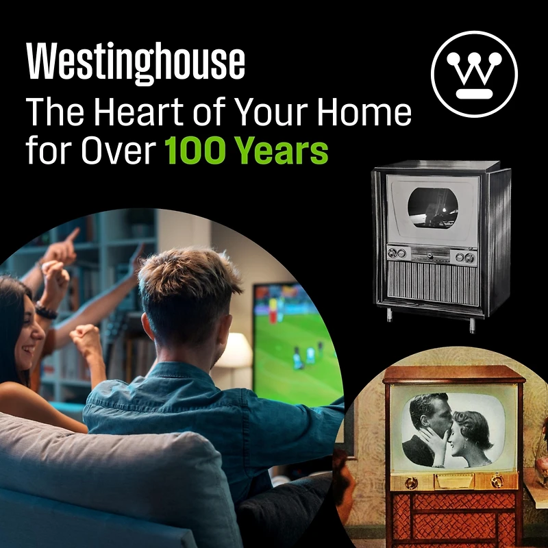 Westinghouse 40" Roku Smart Tv, Fhd Qled, Dolby Digital+, Wi-Fi, Bluetooth, AirPlay, Alexa & Google Assistant Compatible
