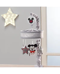 Lambs & Ivy Disney Baby Magical Mickey Mouse Musical Baby Crib Mobile - Gray