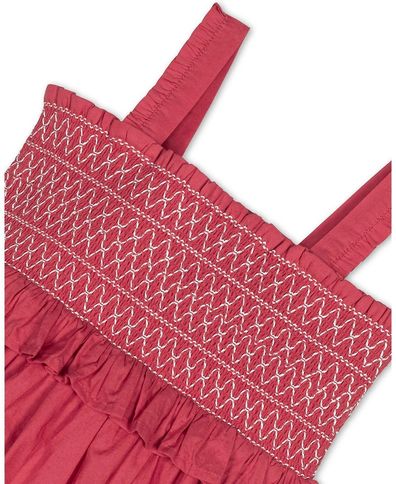 Hope & Henry Little Girls Sleeveless Smocked Sundress
