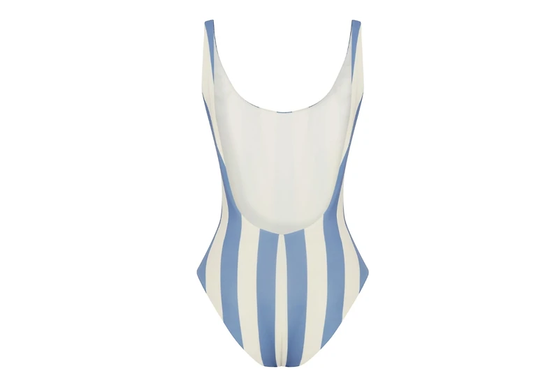 Labeca London Women's Polo Striped Swimsuit