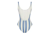 Labeca London Women's Polo Striped Swimsuit