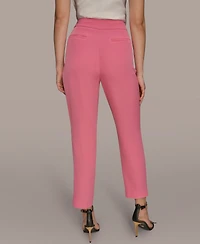 Donna Karan New York Women's Straight-Leg Ankle-Length Pants