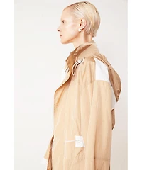 Caalo Women's Parachute Water Resistant Anorak