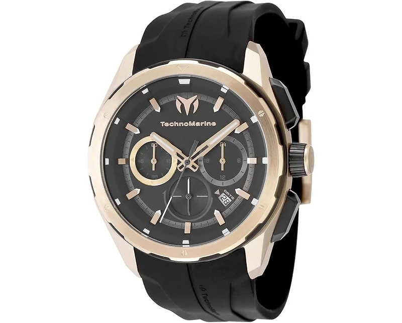 Technomarine Men's Tm- Ocean Quartz Black Dial Watch