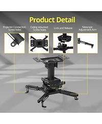 BenQ LK936ST 4K Ultra Hd Short-Throw Laser Dlp Projector, Bundle with H&A Ceiling Mount