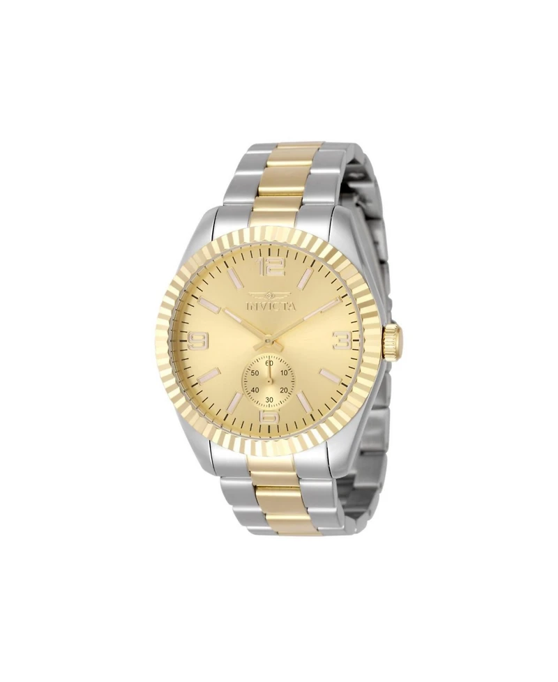 Invicta Men's Specialty Quartz Multifunction Gold Dial Watch