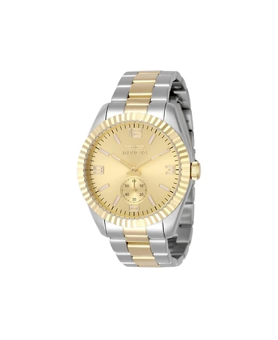 Invicta Men's Specialty Quartz Multifunction Gold Dial Watch