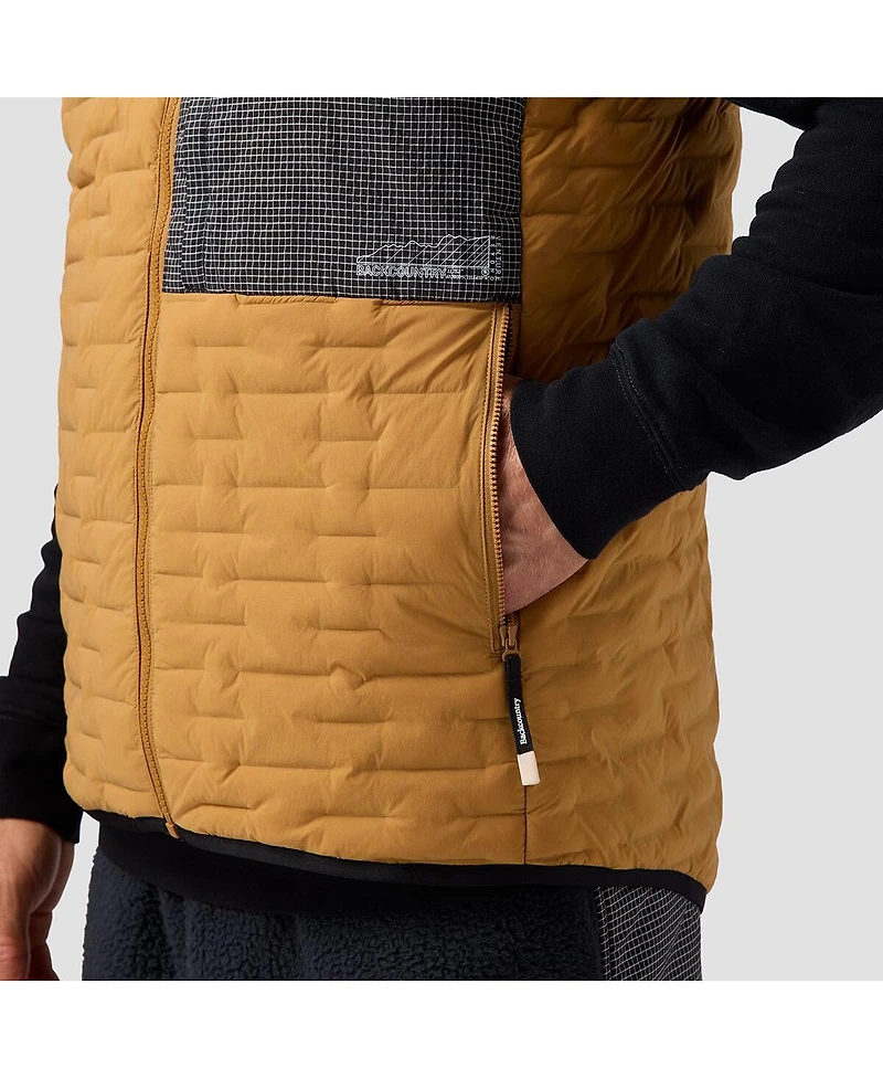 Backcountry Men's Peale Primaloft Stitch-Free Baffle Stretch Vest
