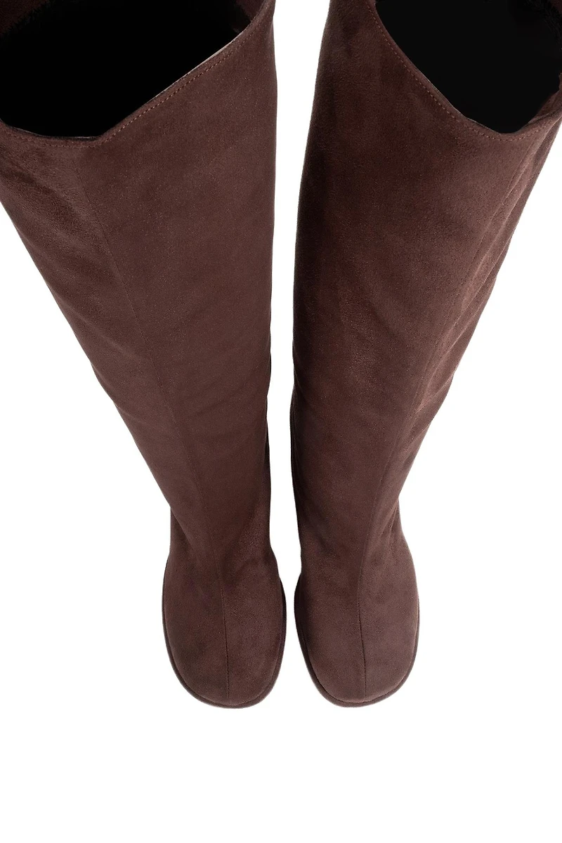 Prologue Shoes Josette Block Heel Knee High Boot (Women)