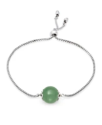 Macy's Jad Bolo Bracelet in Sterling Silver