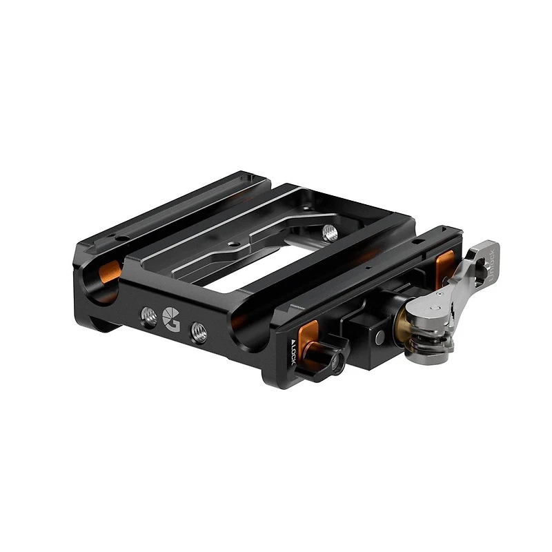 Bright Tangerine LeftField 3 Arri Bud Compatible 15mm Lws Baseplate for Sony Burano Cinema Camera