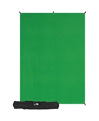 Westcott 5x7' X-Drop Wrinkle-Resistant Backdrop Kit, Chroma-Key Green