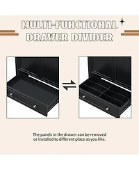 Casainc 30" Bathroom Vanity, Base Only, Multi-Functional Cabinet with Doors and Drawer, Solid Frame Mdf Board