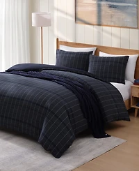 Tommy Hilfiger Cold Spring Yarn Dyed Cotton Blend 3-Pc. Duvet Cover Set