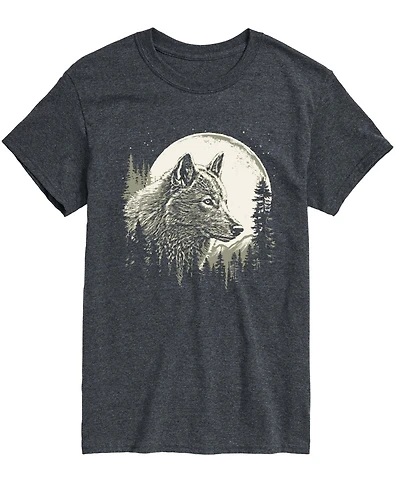 Airwaves Men's Stunning Wolf Design Short Sleeve T-Shirt