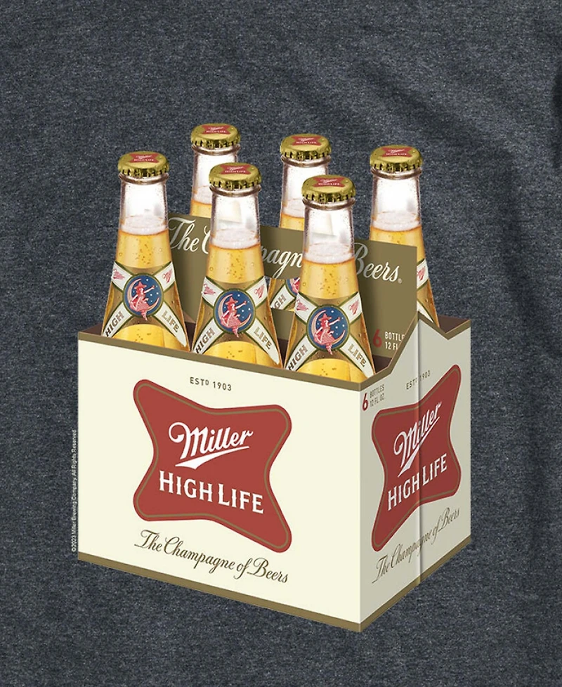 Airwaves Men's Miller High Life Core Short Sleeve T-Shirt