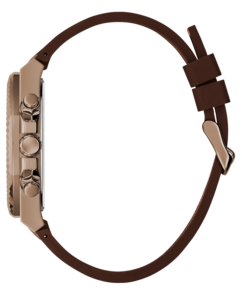 Guess Men's Brown Multi-Function Watch, 44mm