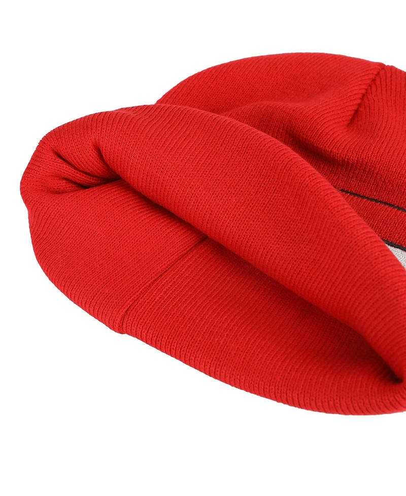 Cars Men's Lightning Mcqueen Face Cuff Beanie