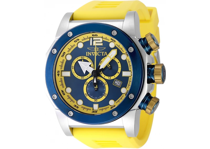 Invicta Men's 48982 Sea Hunter Quartz Chronograph Blue Dial Watch