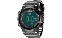 Invicta Men's Invicta Racing Digital Gmt/Alarm Black Dial Watch