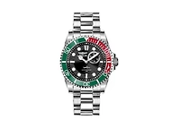 Invicta Men's Pro Diver Quartz Multifunction Black Dial Watch