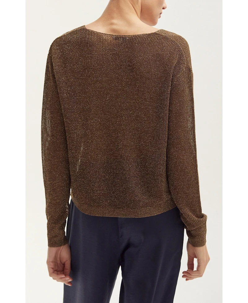 Crescent Women's Jocelene Lurex Sweater Top