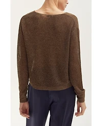 Crescent Women's Jocelene Lurex Sweater Top