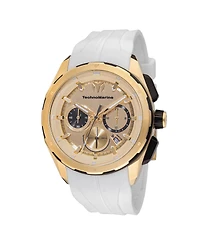 Technomarine Men's Tm-318101 Ocean Quartz Chronograph Gold Dial Watch