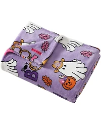 Betsey Johnson Halloween Printed Ultra Soft Plush Blanket, 70" x 50"