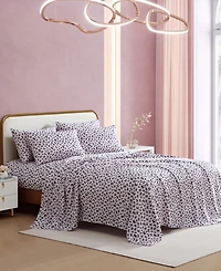 Betsey Johnson Printed Brushed Microfiber -Pc. Sheet Set