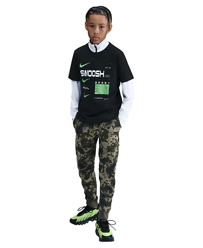 Nike Boys 8-20 Swoosh Printed Short-Sleeve T-Shirt