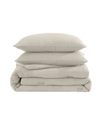 Kenneth Cole New York Solid Variegated Waffle -Pc. Comforter Set