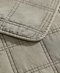Kenneth Cole New York Solid Stonewashed -Pc. Quilt Set