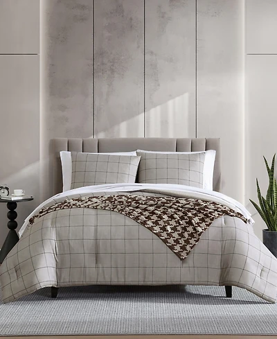 Kenneth Cole New York Holden Grid 8-Pc. Comforter Set