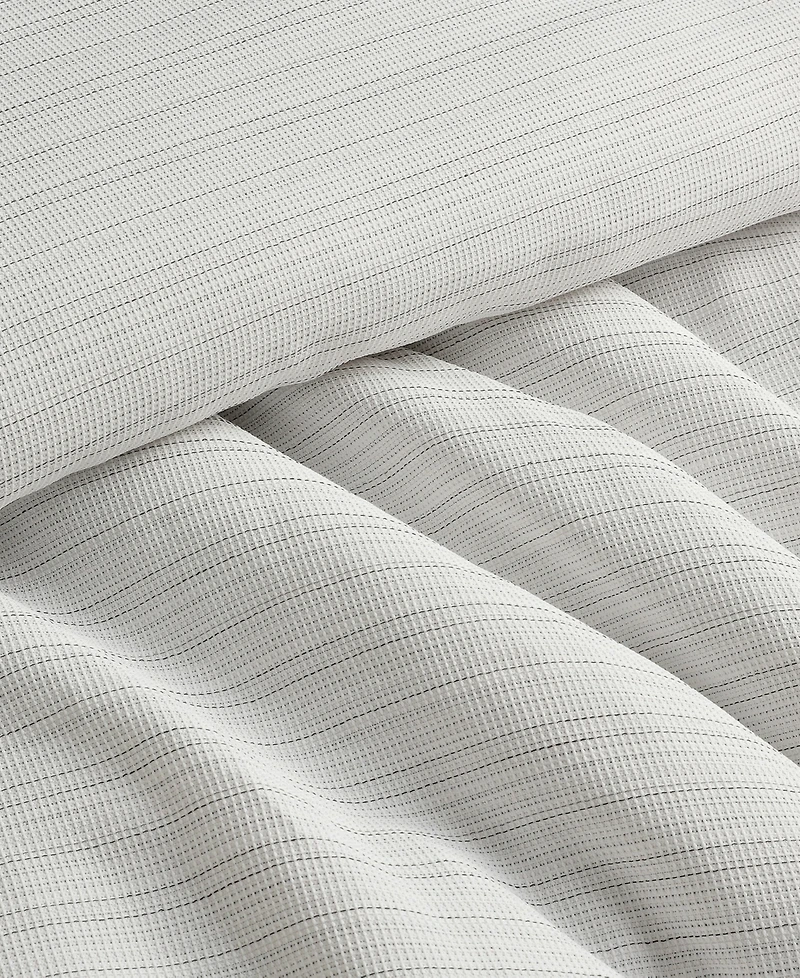 Kenneth Cole New York Embossed Waffle 5-Pc. Comforter Set, King