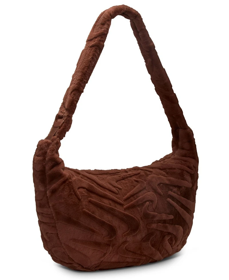 Nike Men's Sportswear Faux Fur Slouchy Bag