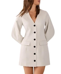 Nasty Gal Women's Button Through Mini Blazer Dress