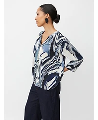 Masai Copenhagen MaDaciana 3/4 Sleeve V-Neck Blouse