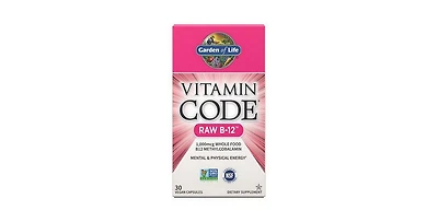 Garden of Life Vitamin Code ,Raw B12 30 Caps