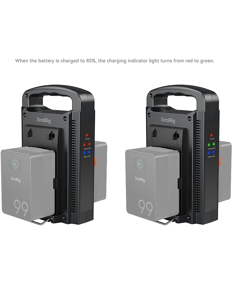 SmallRig 4450 Dual-Channel V-Mount Battery Charger