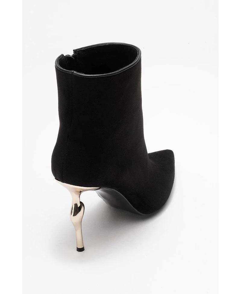 Prologue Shoes Crista Pointed Toe Bootie (Women)
